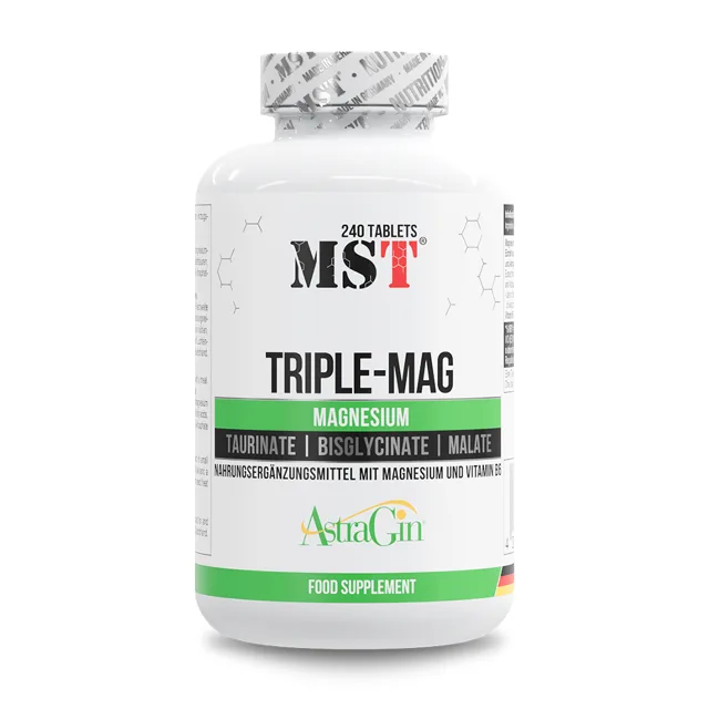 MST Nutrition Hořčík • Triple-Mag Magnesium 120 tbl