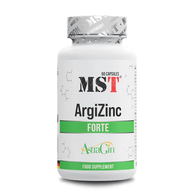 MST Nutrition Zinek, arginin • ArgiZinc Forte 60 cps
