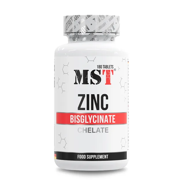 MST Nutrition Zinek • Zinc Bisglycinate Chelate 90 tbl