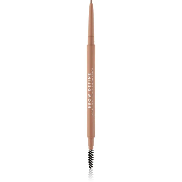 MUA Makeup Academy Brow Define precizní tužka na obočí s kartáčkem odstín Light Brown 0.05 g