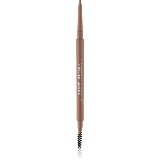 MUA Makeup Academy Brow Define precizní tužka na obočí s kartáčkem odstín Mid Brown 0.05 g
