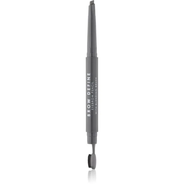 MUA Makeup Academy Brow Define tužka na obočí s kartáčkem odstín Grey 0.25 g