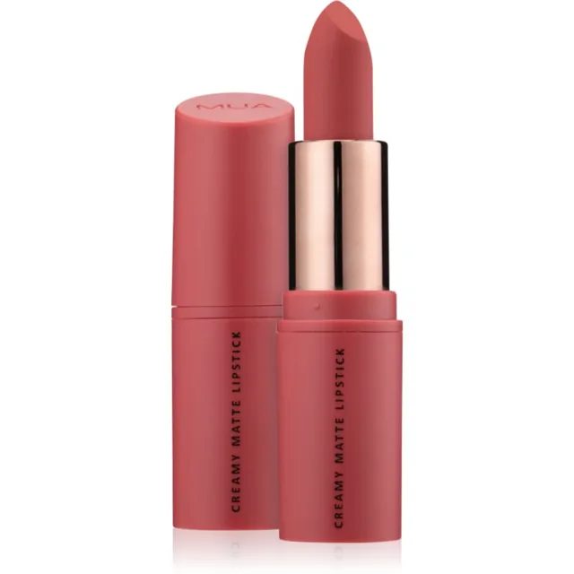 MUA Makeup Academy Creamy Matte krémová rtěnka s matným efektem odstín Mystic 3.2 g