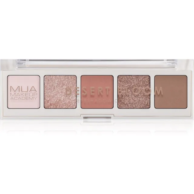 MUA Makeup Academy Eyeshadow Collection 5 Shade Palette paletka očních stínů odstín Desert Bloom 3.8 g