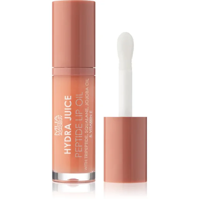MUA Makeup Academy Hydra Juice Peptide Lip Oil olej na rty odstín Caramel Glaze 7 ml