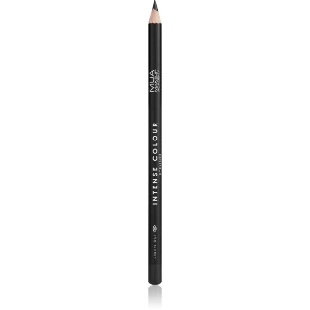MUA Makeup Academy Intense Colour tužka na oči s intenzivní barvou odstín Lights Out 1.5 g