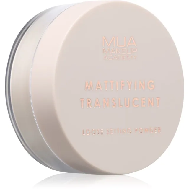 MUA Makeup Academy Matte transparentní sypký pudr pro matný vzhled 16 g