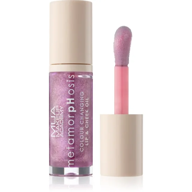 MUA Makeup Academy Metamorphosis olej na rty na rty a tváře vůně Grapevine 7 ml