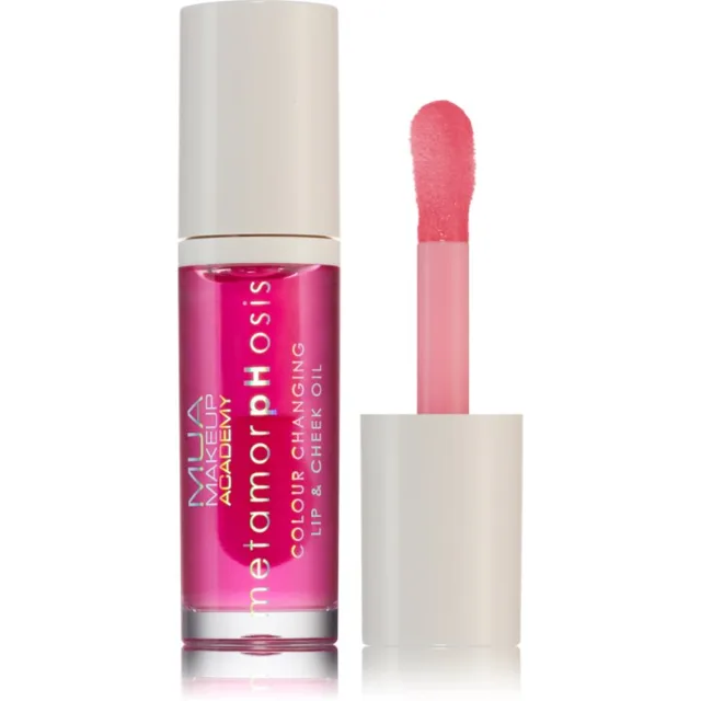MUA Makeup Academy Metamorphosis olej na rty na rty a tváře vůně Plump It Up (Mint) 7 ml