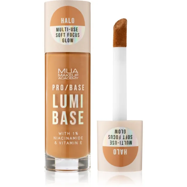 MUA Makeup Academy PRO/BASE Lumi Base rozjasňující podkladová báze pod make-up odstín Halo (Neutral) 33 ml