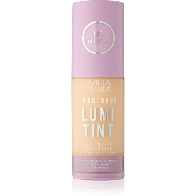 MUA Makeup Academy PRO/BASE Lumi Tint lehký make-up odstín N2 30 ml