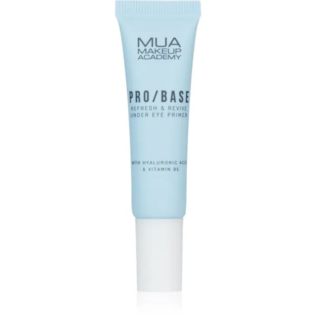MUA Makeup Academy PRO/BASE Refresh & Revive hydratační podkladová báze pod make-up proti kruhům pod očima 10 ml
