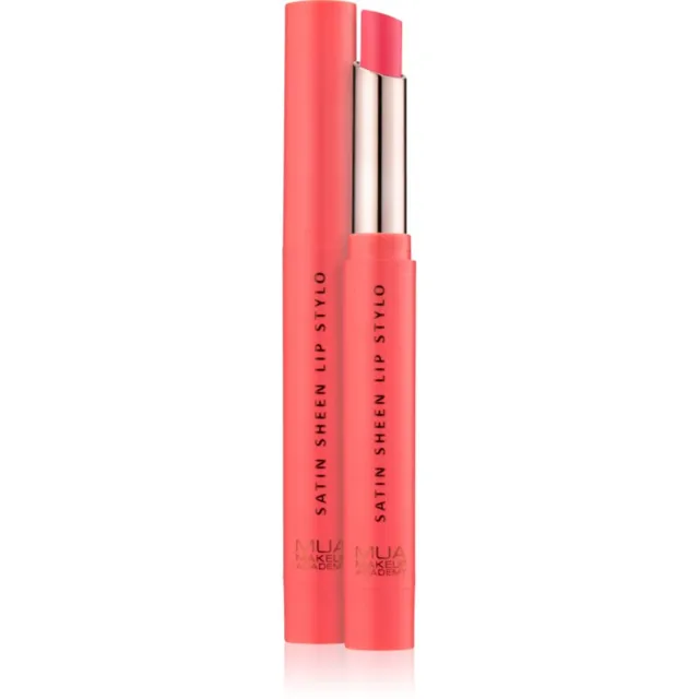 MUA Makeup Academy Satin Sheen saténová rtěnka odstín Romance 1.5 g