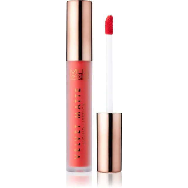 MUA Makeup Academy Velvet Matte matná tekutá rtěnka odstín Agenda 3 ml