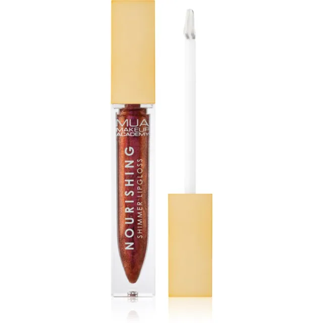 MUA Makeup Academy Virtual Glow vyživující lesk na rty pro třpytivý lesk odstín Cyber 6.5 ml
