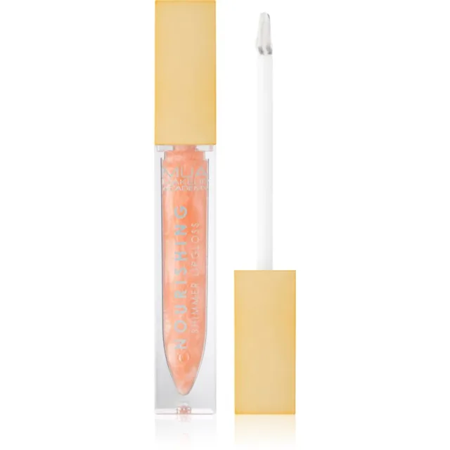 MUA Makeup Academy Virtual Glow vyživující lesk na rty pro třpytivý lesk odstín Ethereal 6.5 ml
