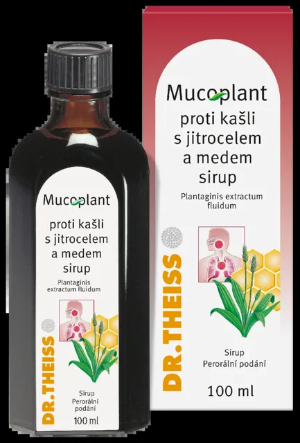 Mucoplant proti kašli s jitrocelem a medem sirup 100ml