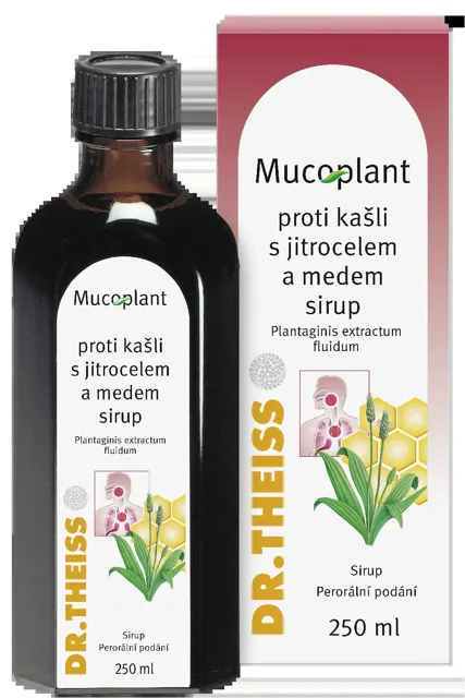 Mucoplant proti kašli s jitrocelem a medem sirup 250ml