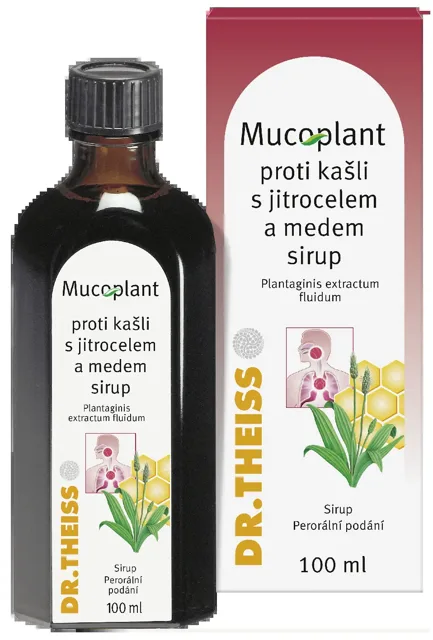 Mucoplant Sirup proti kašli s jitrocelem a medem por.sir. 1 x 100 ml