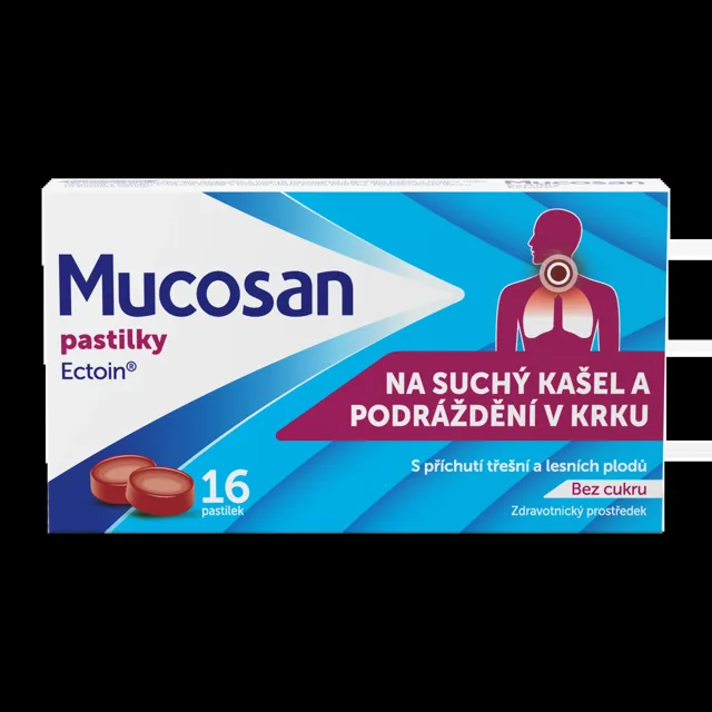 Mucosan pastilky 16ks