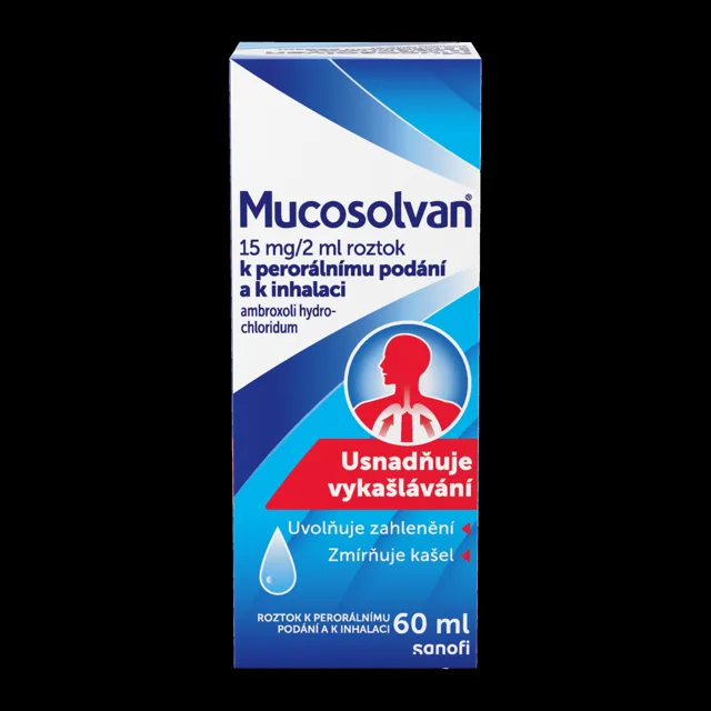 Mucosolvan 15mg/2ml inhalační roztok 60ml