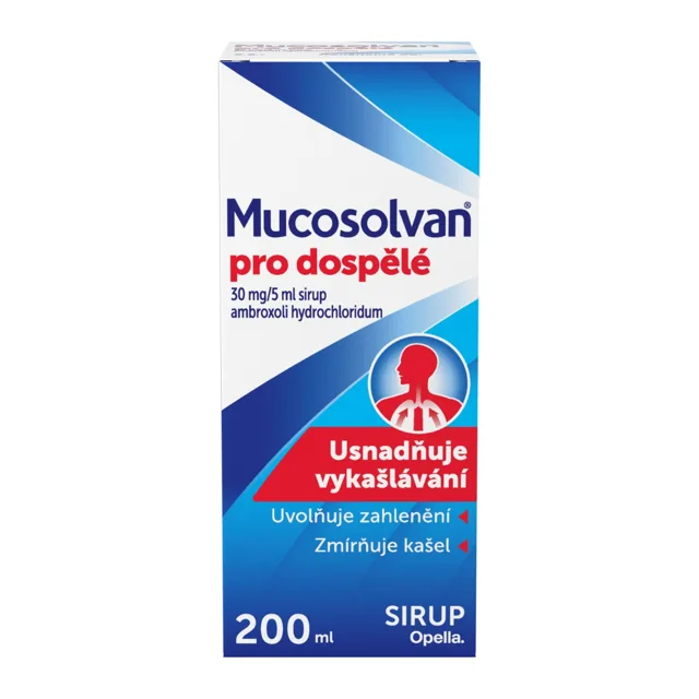 Mucosolvan pro dospělé sirup 200 ml