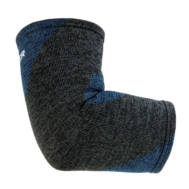 Mueller 4-Way Stretch Premium Knit Elbow Support, bandáž na loket, Velikost: M/L Velikost: M/L