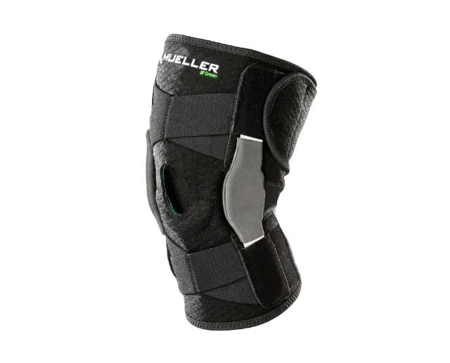 Mueller Green Adjustable Hinged Knee Brace, ortéza na koleno, uni