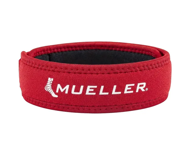 Mueller Jumper's Knee Strap Red, podkolenní pásek červený