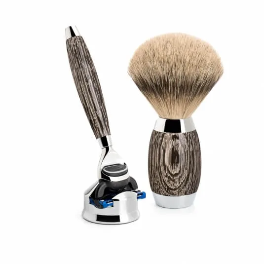 Mühle Edition No. 3 Bog Oak &amp; Sterling Silver Fusion 3-dílná sada
