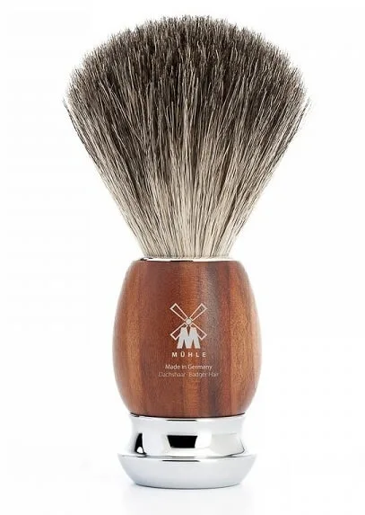 Mühle Vivo Plum Treewood Pure Badger štětka na holení