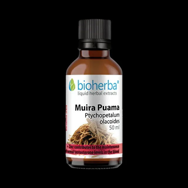 Muira Puama (Ptychopetalum olacoides) kapky – tinktura – 50 ml – Bioherba
