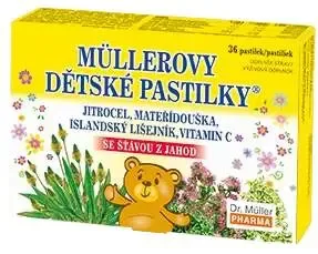 Müllerovy dětské pastilky 36 ks