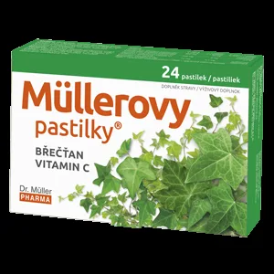 Müllerovy pastilky s břečťanem 24ks