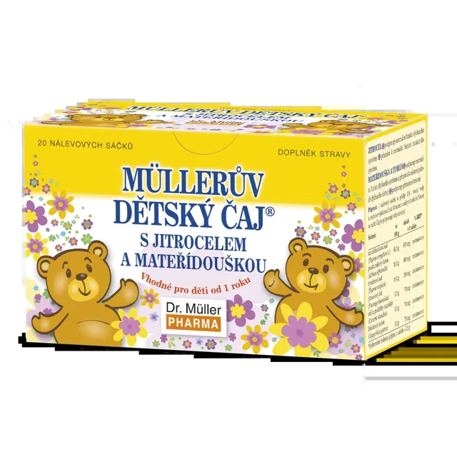 Müllerův s jitrocelem a mateřídouškou 20 x 1,5 g