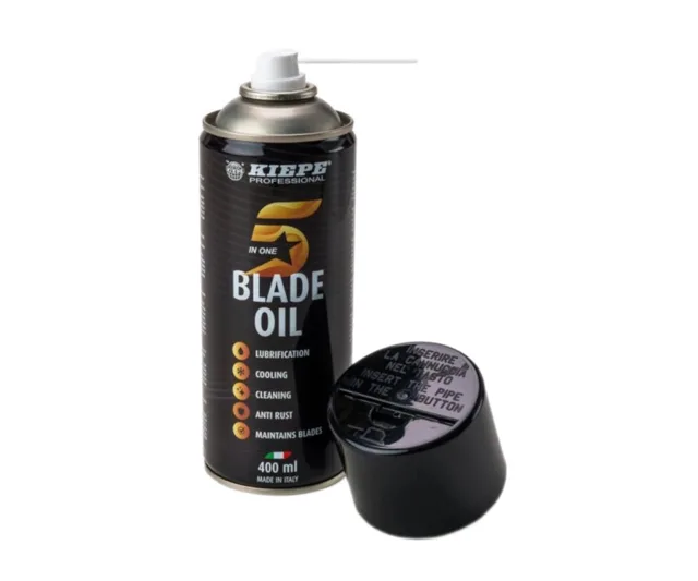 Multifunkční sprej na střihací hlavice Kiepe Professional 5in1 Blade Oil - 400 ml + dárek zdarma