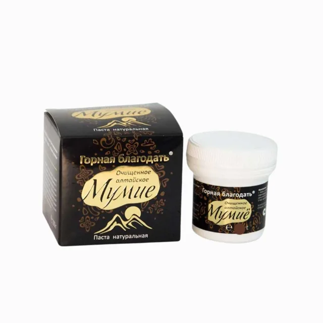 Mumio – čištěné altajské v přirozené „tekuté formě“ – 30 g Hmotnost: 30 g