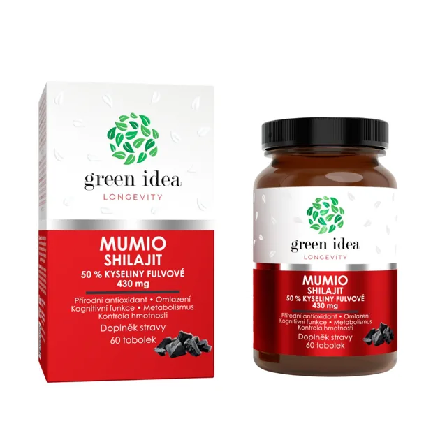 Mumio - Shilajit - 60 kapslí - Green idea