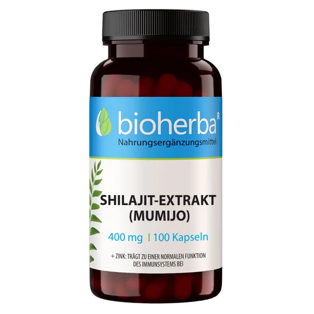 Mumio Shilajit extrakt 400 mg – 100 kapslí – Bioherba