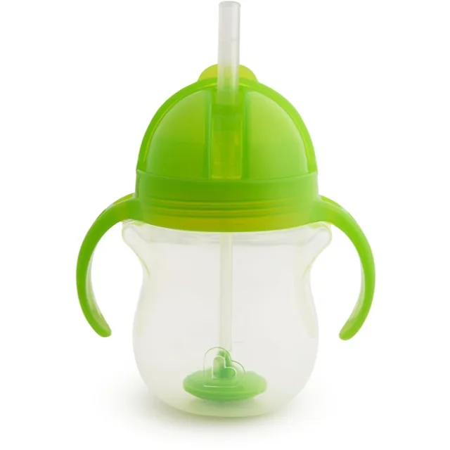 Munchkin Click Lock™ Tip & Sip hrnek s brčkem se závažím Green 6 m+ 1 ks