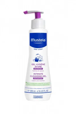 Mustela Bébé čisticí a mycí gel pro děti a miminka na intimní hygienu 200 ml