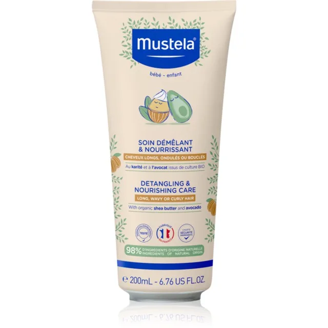 Mustela Detangling & Nourishing dětský šampon pro snadné rozčesání vlasů 200 ml