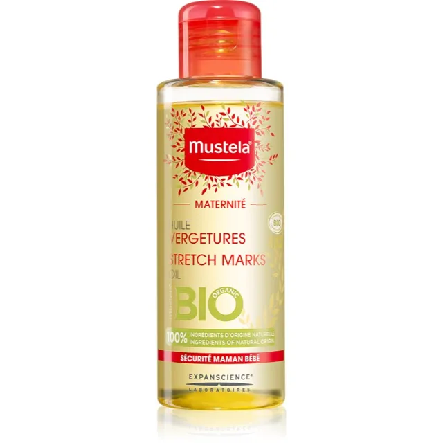 Mustela Maternité BIO pečující olej pro prevenci strií 105 ml