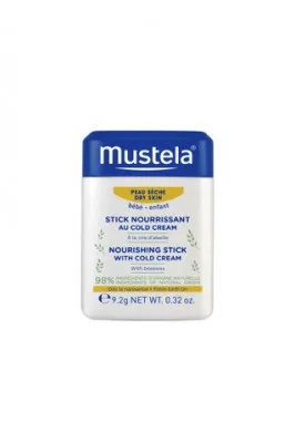 Mustela Vyživující tyčinka obohacená o cold cream na suchou pokožku 10 ml
