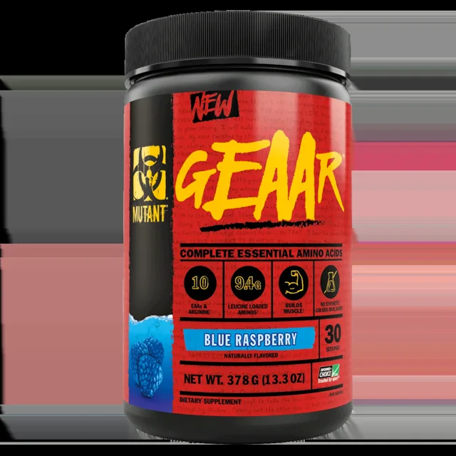 Mutant / PVL GEAAR 400g - modrá malina