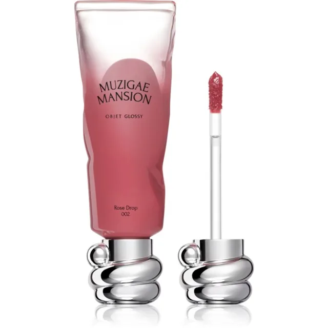 MUZIGAE MANSION Objet Glossy hydratační lesk na rty odstín 002 Rose Drop 6 g