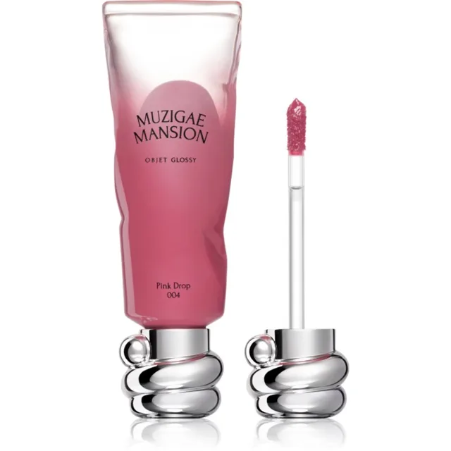 MUZIGAE MANSION Objet Glossy hydratační lesk na rty odstín 004 Pink Drop 6 g