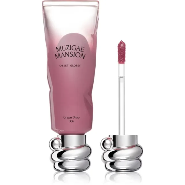 MUZIGAE MANSION Objet Glossy hydratační lesk na rty odstín 006 Grape Drop 6 g