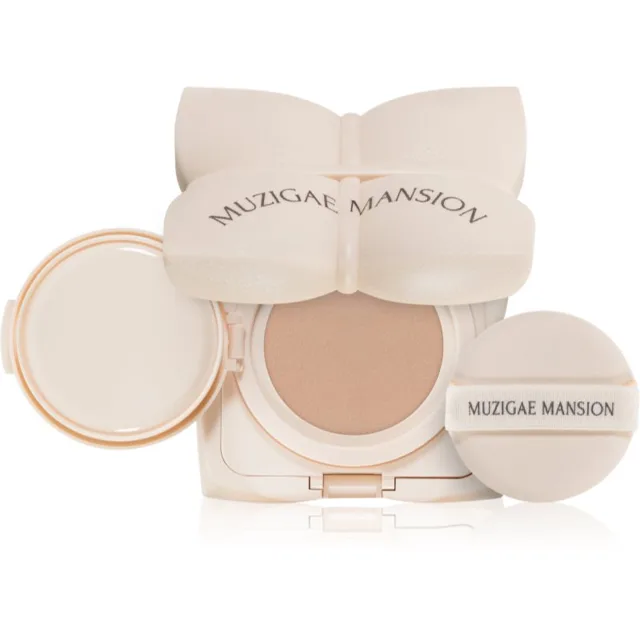 MUZIGAE MANSION Sleek Water Cushion dlouhotrvající make-up v houbičce s hydratačním účinkem odstín N19 15 g