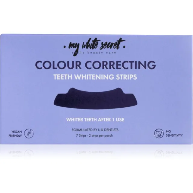 My White Secret Colour Correcting bělicí pásky 7 ks